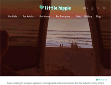 Tablet Screenshot of littlehippie.com